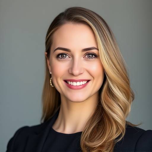Headshot of Elena Petrova, Co-Founder and Creative Director of Aurora Studios.