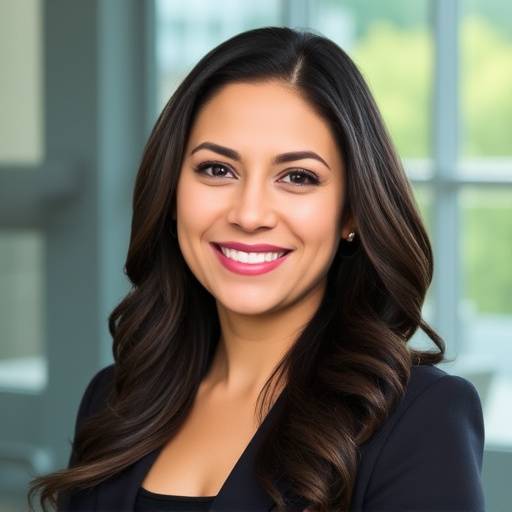 Headshot of Maria Rodriguez, CEO of Innovate Solutions.
